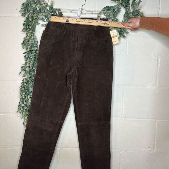 Wilson’s leather | brown nwt leather pants raw hem - Picture 5 of 12